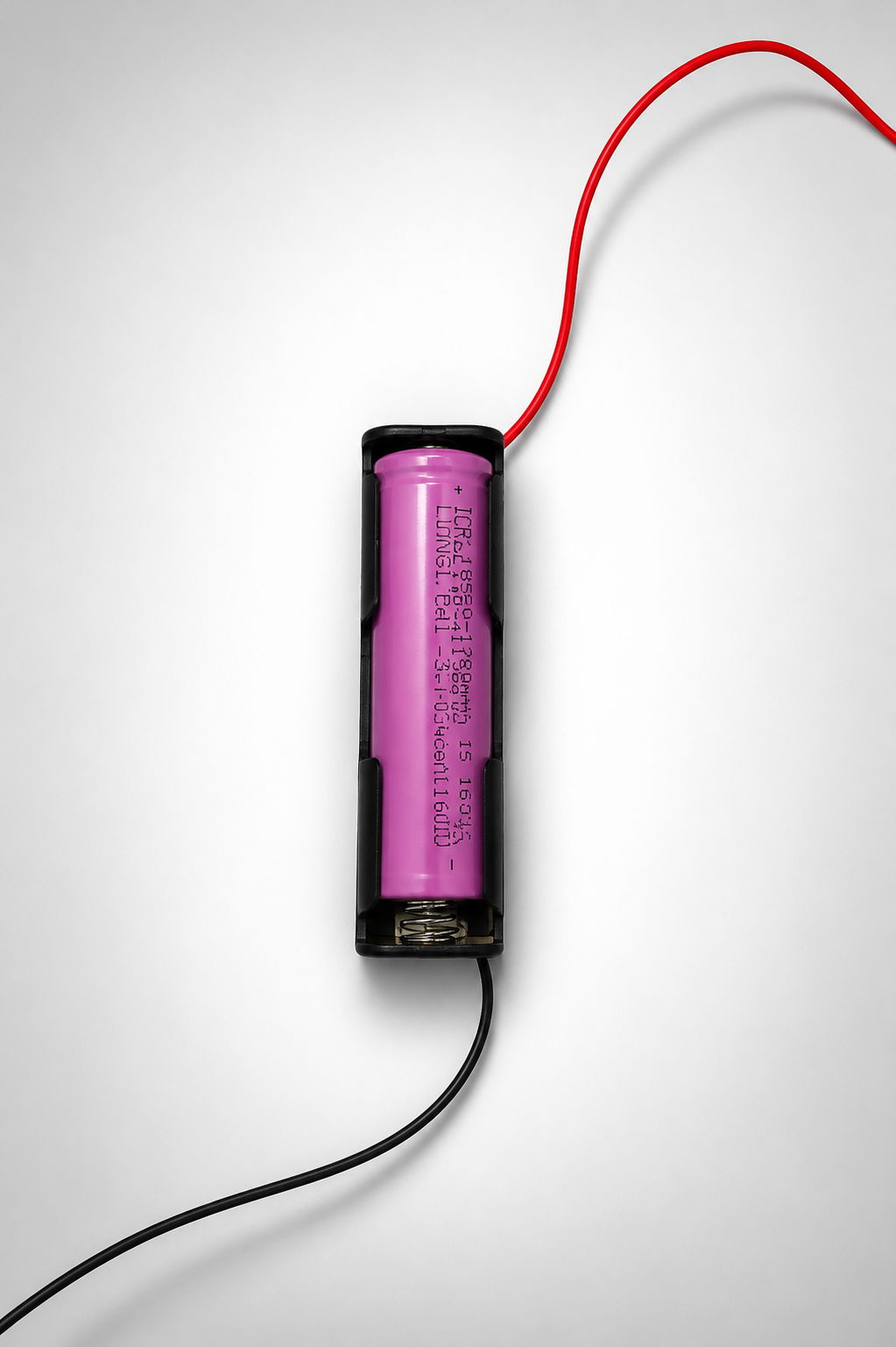 Universal Dual Slot 18650 Lithium-Ion Battery Charger for 3.7V Rechargeable Batteries | Smart Li-ion Cell Charger | Black