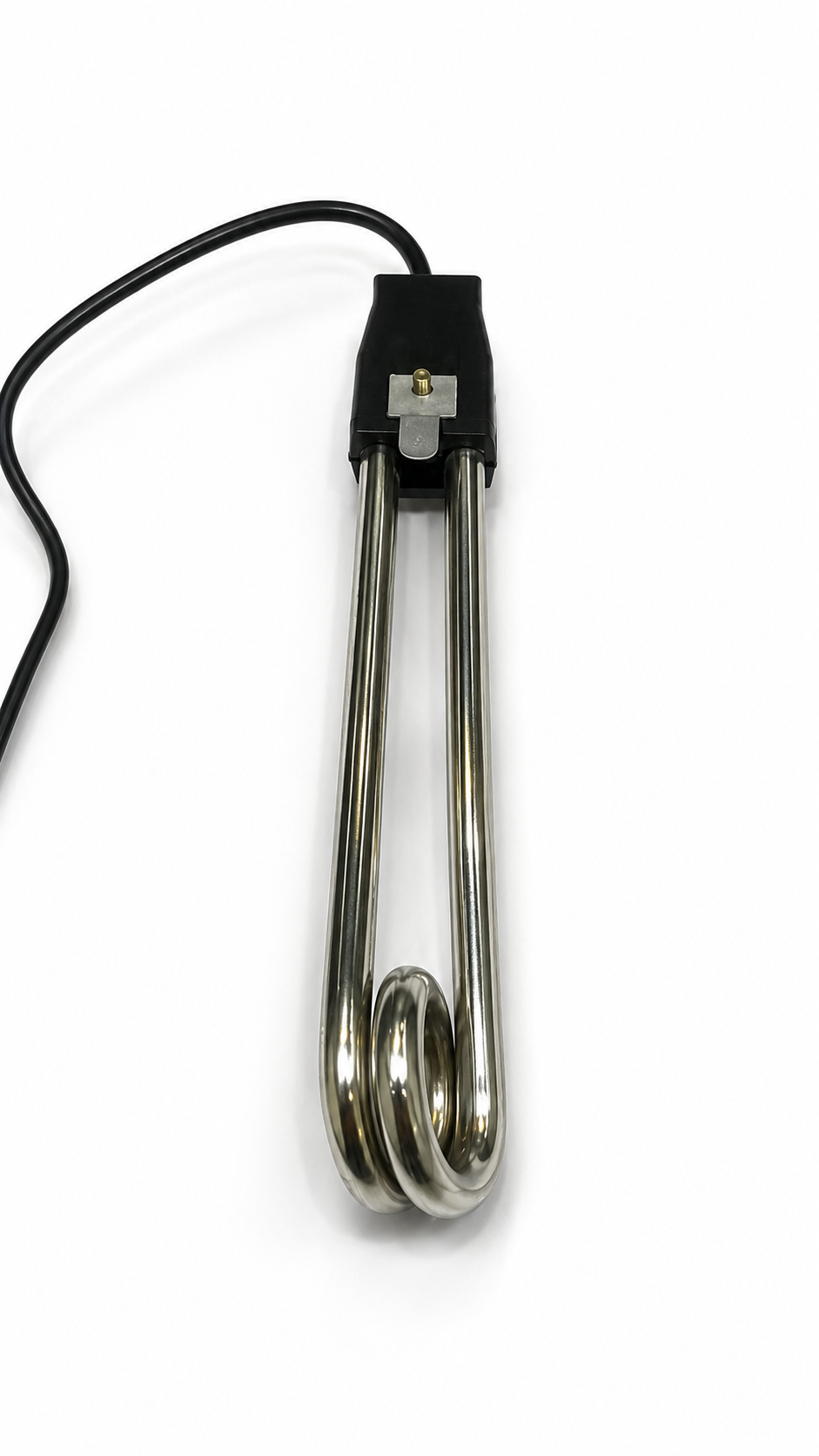 500W Immersion Water Heater Rod | Portable Electric Water Heating Element with 2-Pin Plug | Stainless Steel Heating Coil | 220-240V AC | Fast Heating for Bucket, Mug & Household Use (Pack of 1)